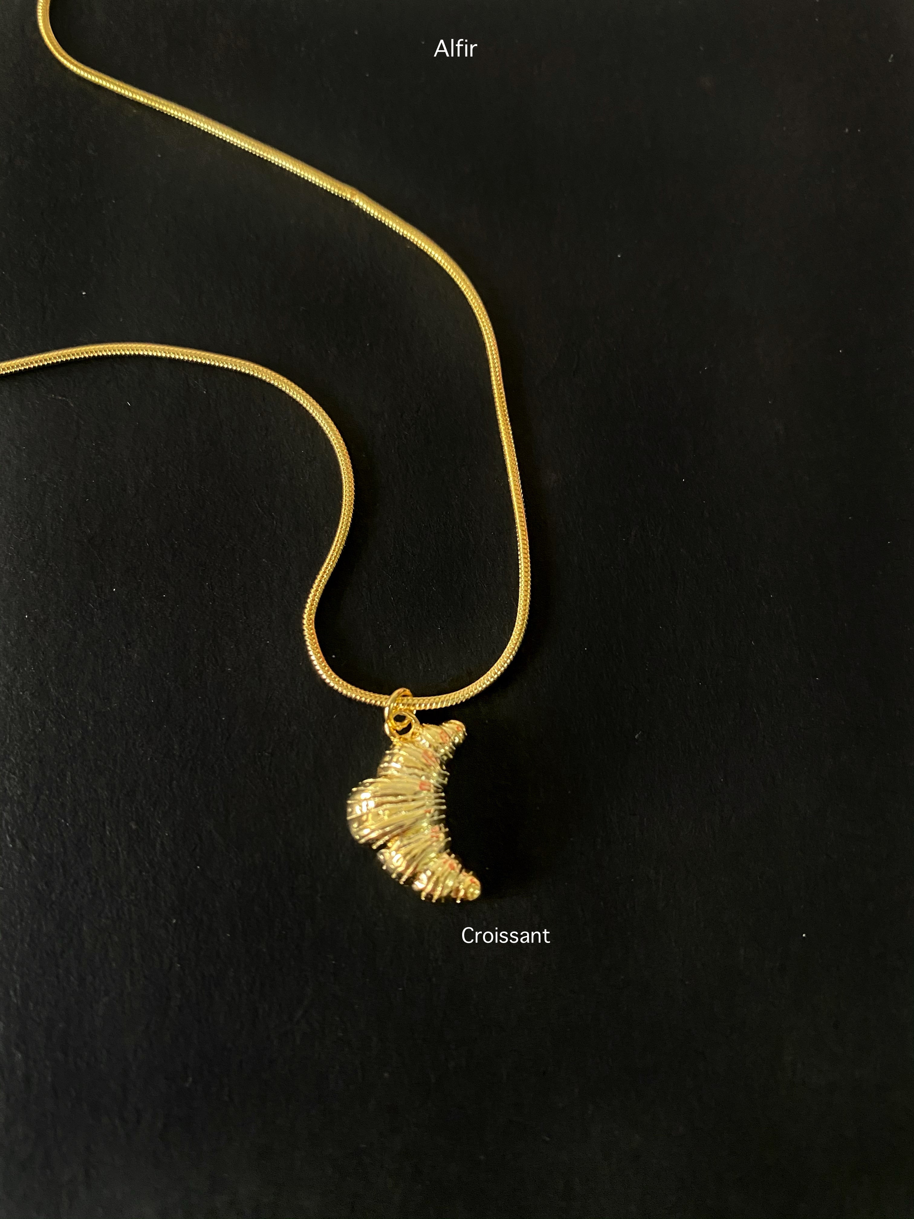 Croissant Pendant Necklace