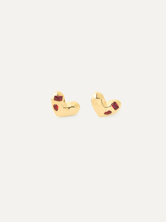 Puppy Love Earrings Gold