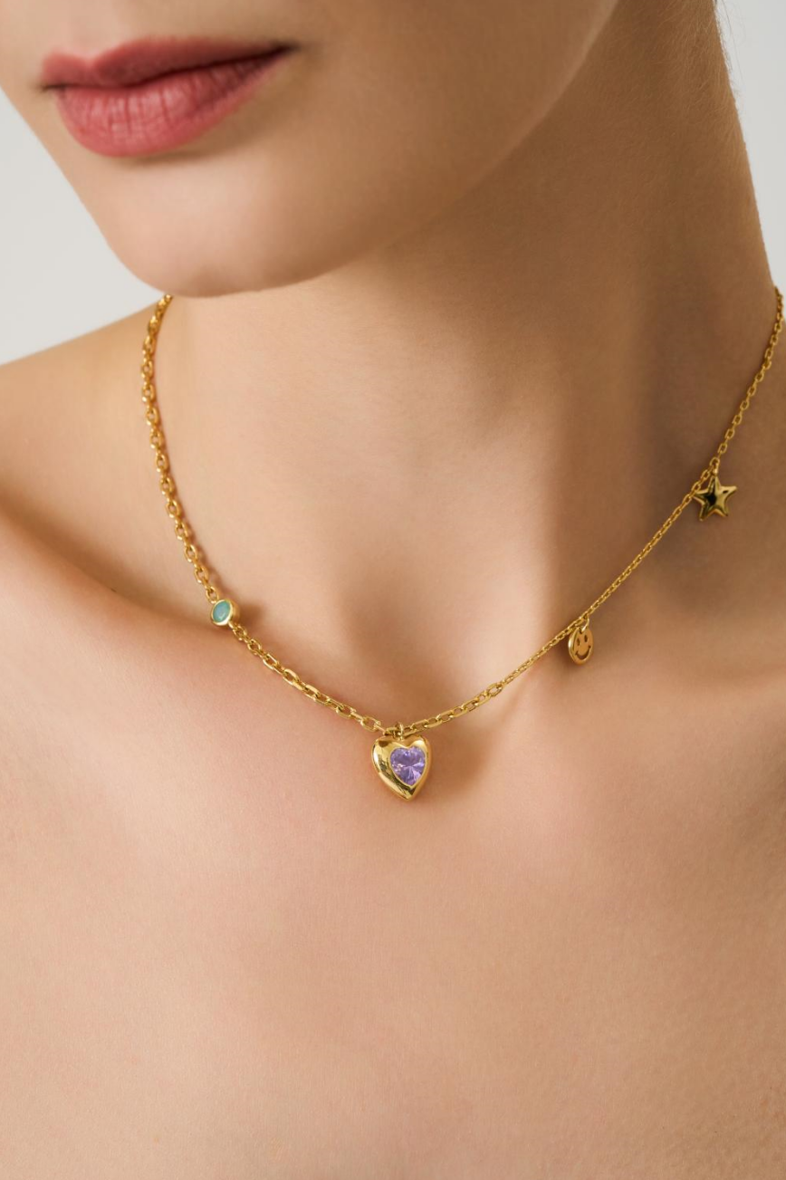 Twinkle Mood Necklace Gold